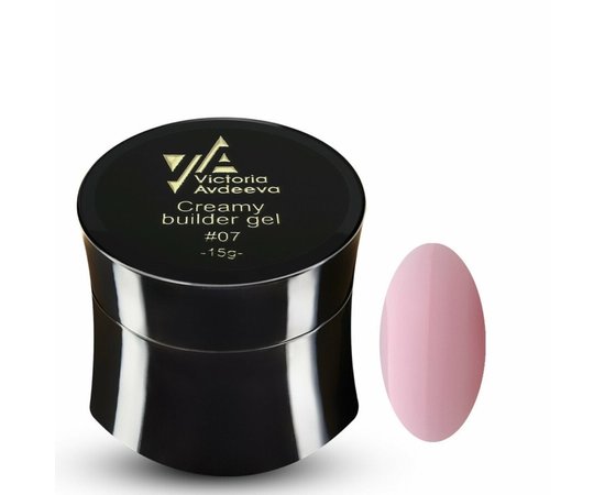 Зображення  Моделюючий крем-гель Victoria Avdeeva Creamy builder gel №07, 15 мл, Об'єм (мл, г): 15, Колір: 07, Колір: Фіолетовий