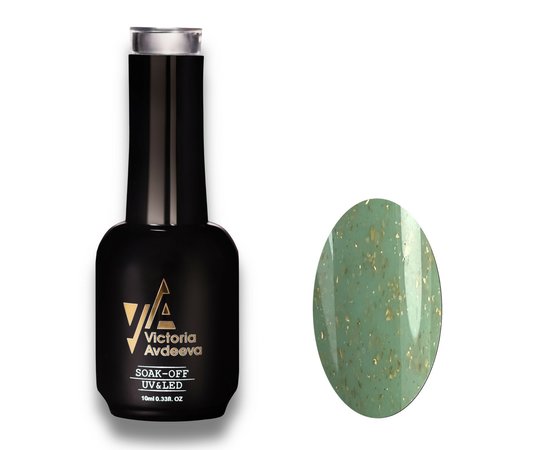 Изображение  Victoria Avdeeva Potal Camouflage Base №07 Green Malachite, 10 ml, Volume (ml, g): 10, Color: 7