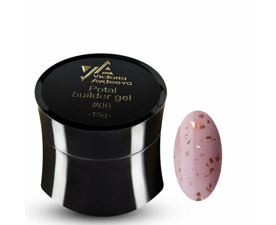 Зображення  Моделюючий гель Victoria Avdeeva Potal builder gel №06, 15 мл, Об'єм (мл, г): 15, Колір: 06