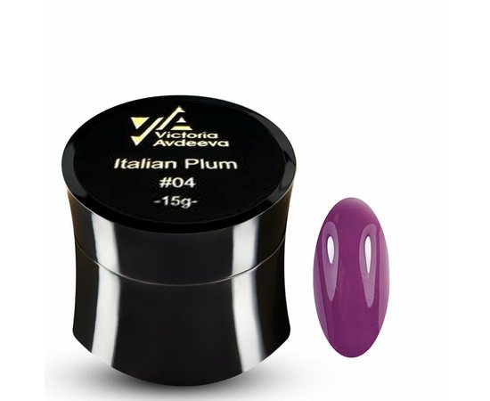 Изображение  Victoria Avdeeva Modeling Gel №04 Italian Plum, 15 ml, Volume (ml, g): 15, Color: 4