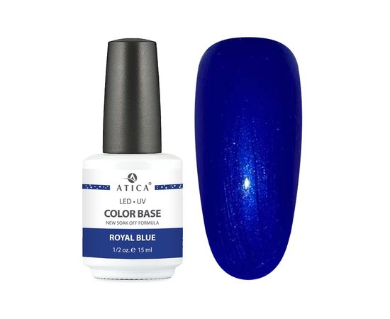 Изображение  Atica Color Base Gel Royal Blue, 15 ml, Volume (ml, g): 15, Color: Royal Blue