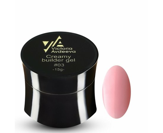 Изображение  Victoria Avdeeva Creamy Builder Gel №03, 15 ml, Volume (ml, g): 15, Color: 3, Color: Pink