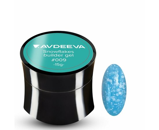 Изображение  Victoria Avdeeva Snowflakes Builder Gel №009, 15 ml, Volume (ml, g): 15, Color: 9