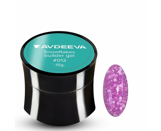 Изображение  Victoria Avdeeva Snowflakes Builder Gel №012, 15 ml, Volume (ml, g): 15, Color: 12