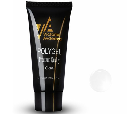 Изображение  Victoria Avdeeva Premium Quality Polygel Transparent, 30 ml, Volume (ml, g): 30, Color: clear