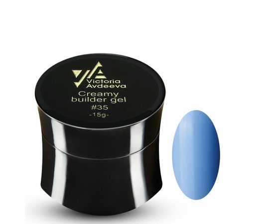 Изображение  Victoria Avdeeva Creamy Builder Gel №35, 15 ml, Volume (ml, g): 15, Color: 35, Color: Blue