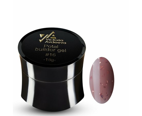 Изображение  Victoria Avdeeva Potal builder gel №16, 15 ml, Volume (ml, g): 15, Color: 16