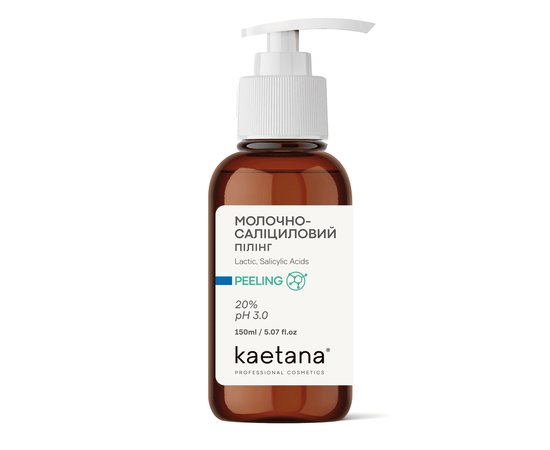 Изображение  Kaetana "Milk-Salicylic" facial peeling, exfoliating, renewing, anti-inflammatory, 20%, pH - 2.7-3.0, 150 ml