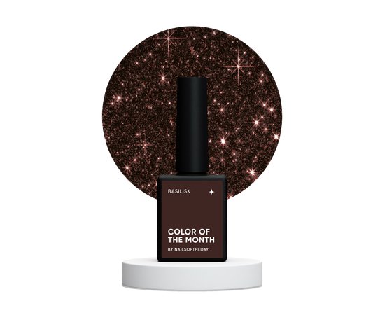 Изображение  Гель-лак Nails of the Day Color of the Month December 2024 Basilisk, 10 мл