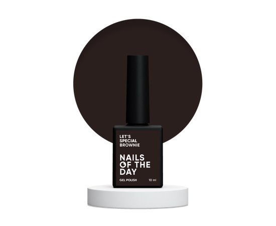 Изображение  Гель-лак Nails of the Day Let's Special Brownie холодный коричневый, 10 мл, Объем (мл, г): 10, Цвет: Brownie