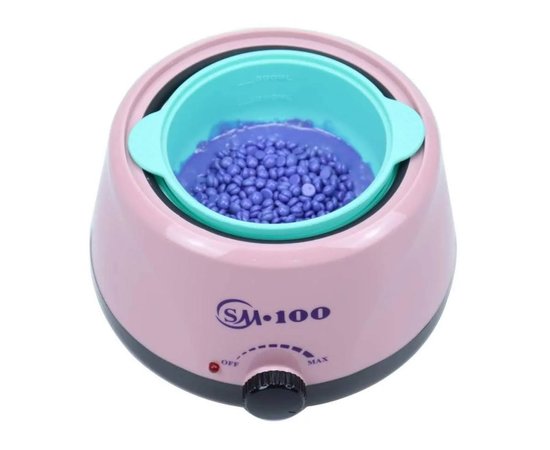 Изображение 2 Can wax heater SM-100 for depilation with thermostat - 500 ml. and 100 W. Pink