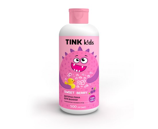 Изображение  Детская пена для ванны Tink Kids Sweet Berry Сладкая ягода, 500 мл