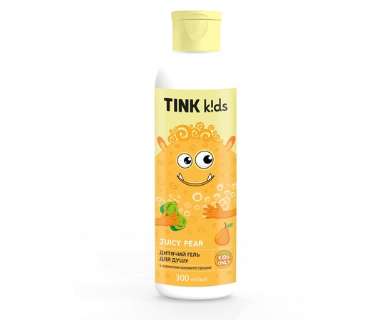 Зображення  Дитячий гель для душу Tink Kids Juicy Pear Соковита груша, 300 мл