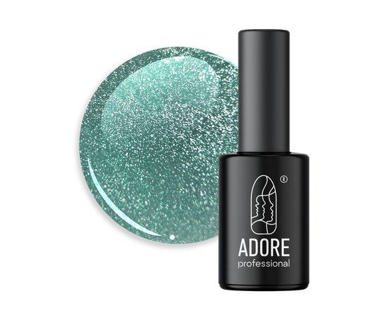 Изображение  Гель-лак Adore Professional Gel Polish Cat’s Eye Crystal Flash C-01, 8 мл, Объем (мл, г): 8, Цвет: 01