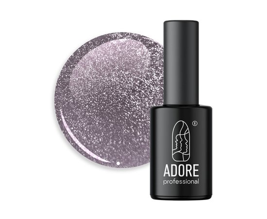 Изображение  Гель-лак Adore Professional Gel Polish Cat’s Eye Crystal Flash C-04, 8 мл, Объем (мл, г): 8, Цвет: 04