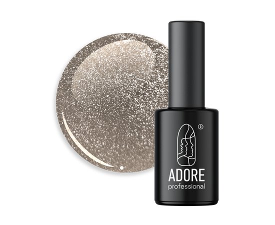 Изображение  Гель-лак Adore Professional Gel Polish Cat’s Eye Crystal Flash C-07, 8 мл, Объем (мл, г): 8, Цвет: 07