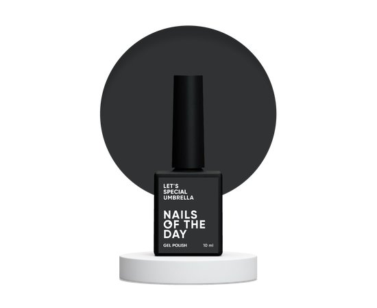 Изображение  Gel polish Nails of the Day Let's Special Umbrella graphite, 10 ml, Volume (ml, g): 10, Color: Umbrella