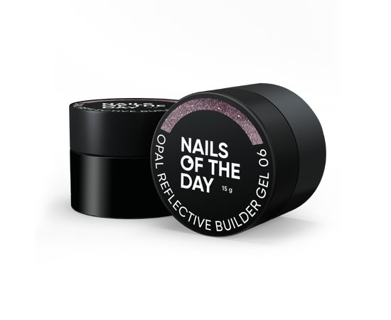 Изображение  Nails of the Day Opal Reflective Builder Gel No.06 cool lavender, 15 ml