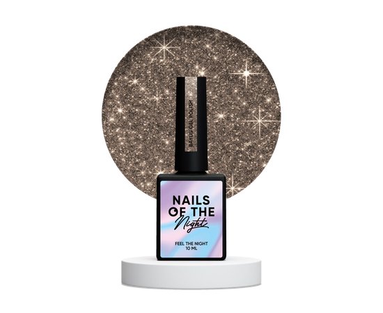 Изображение  Gel polish Nails Of The Night Cocktails Baylis golden, 10 ml, Volume (ml, g): 10, Color: Baylis