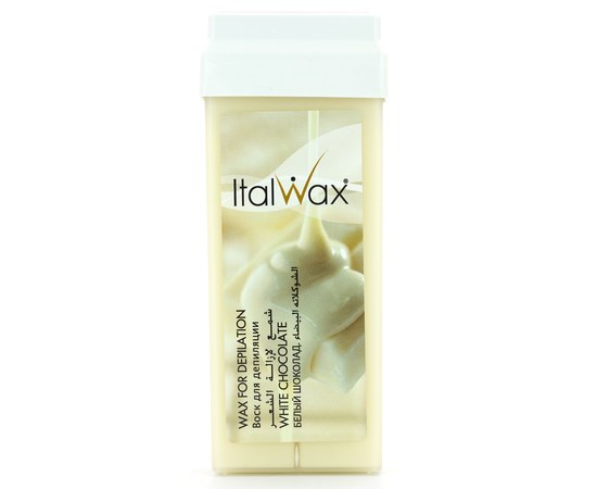 Изображение  Water-soluble wax 100 g Italwax - cassette, White chocolate