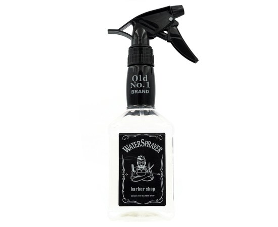 Изображение  Spray gun for hairdresser, barber shop 500 ml Jack Daniels, transparent