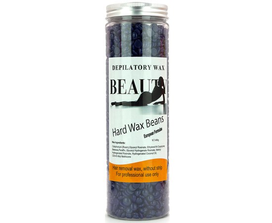 Изображение  Hot wax 400 g in granules for depilation Enzo Wax, Lavender, Aroma: Lavender