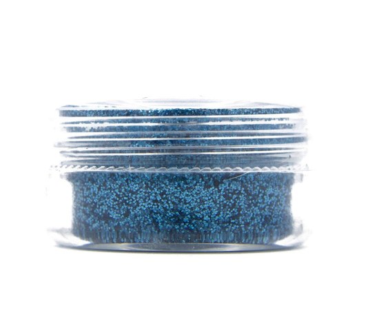 Изображение  Glitter for decorating nails in a jar, color — Blue