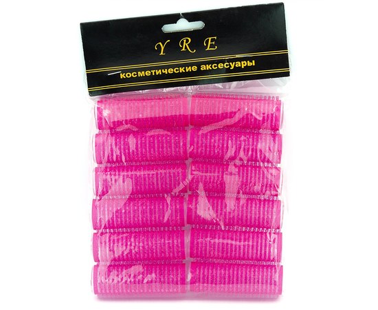 Изображение  Velcro curlers d 20 mm 12 pcs, pink