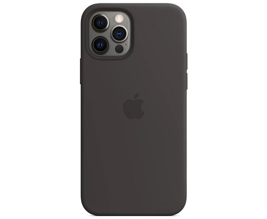 Изображение  Чехол MagSafe Silicone Case для Apple iPhone 12 PRO max, Black