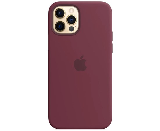 Изображение  Чехол MagSafe Silicone Case для Apple iPhone 12 PRO max, Plum