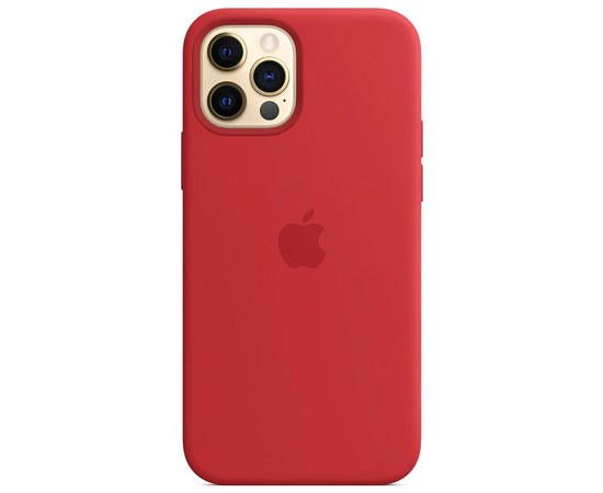 Изображение  Чехол MagSafe Silicone Case для Apple iPhone 12 PRO max, Red