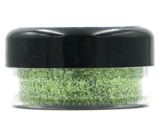 Изображение  Glitter for nails Lilly Beaute in a jar, color — Green