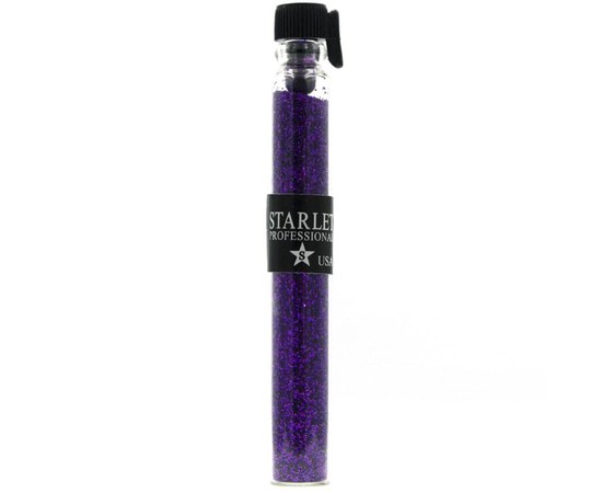 Изображение  Glitter for nails Starlet Professional in a cone, color — Violet