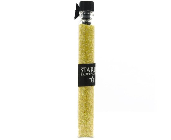 Изображение  Glitter for nails Starlet Professional in a cone, color — Yellow
