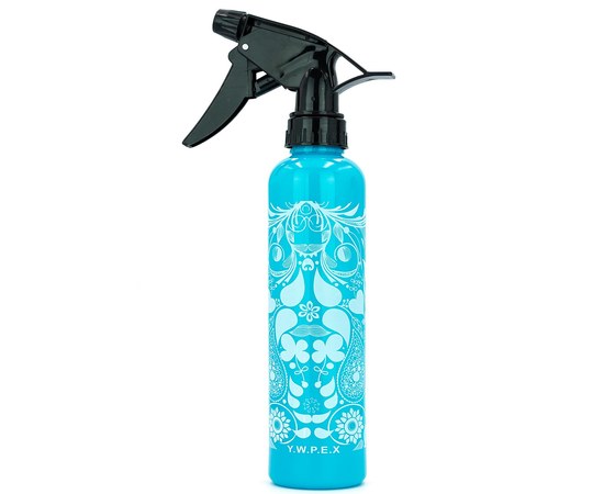 Изображение  Spray bottle YRE for hairdresser 250 ml, blue