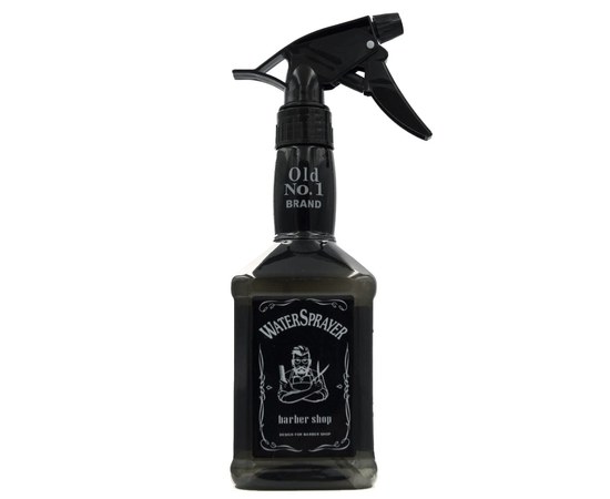Зображення  Пульверізатор - розпилювач для перукаря, барбершопа 500 мл Jack Daniels, чорний