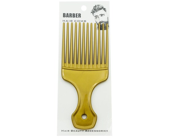 Изображение  Comb - comb for beard Barber Hair Comb brown