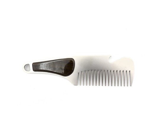 Изображение  Comb - metal comb with insert Barber Shop Professional