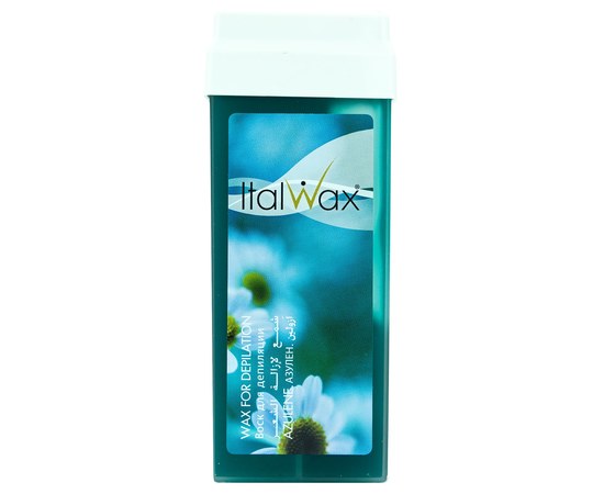 Изображение  Water-soluble wax 100 g Italwax - cassette, Azulene