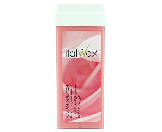 Изображение  Water-soluble wax 100 g Italwax – cassette, Rose