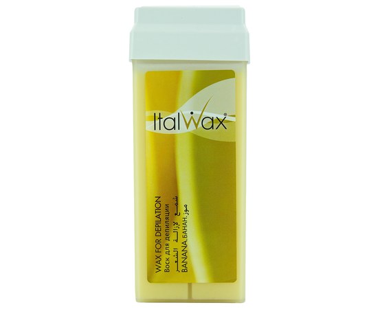 Изображение  Water-soluble wax 100 g Italwax – cassette, Banana