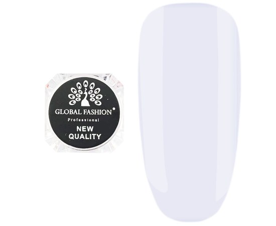 Зображення  Втірка для нігтів Global Fashion Mirror Powder 0,5 г - №001 Срібло