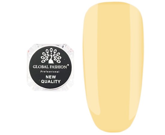 Изображение  Rub for nails Global Fashion Mirror Powder 0.5 g - №002 Gold