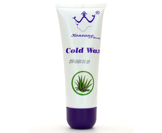 Изображение  Cold wax 180 g in a tube for depilation Konsung Cold Wax, Aloe Vera
