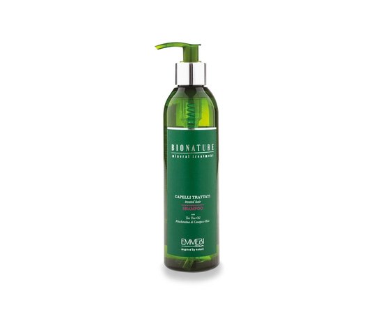 Изображение  Shampoo for damaged hair Emmebi Italia BioNature Treated Hair Shampoo, 250 ml (16016), Volume (ml, g): 250