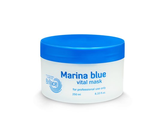 Изображение  Омолаживающая маска Brilace Marina Blue Vital mask, 250 мл (0073), Объем (мл, г): 250