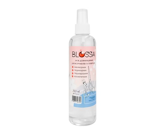 Изображение  Disinfectant for instruments and surfaces Blossa with sprayer, 250 ml