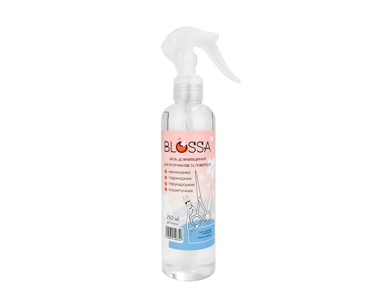 Изображение  Disinfectant for instruments and surfaces Blossa with trigger, 250 ml