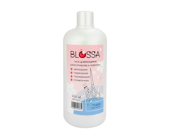 Изображение  Disinfectant for instruments and surfaces Blossa without dispenser, 500 ml