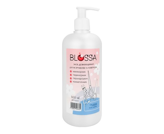 Изображение  Disinfectant for instruments and surfaces Blossa with dispenser, 500 ml